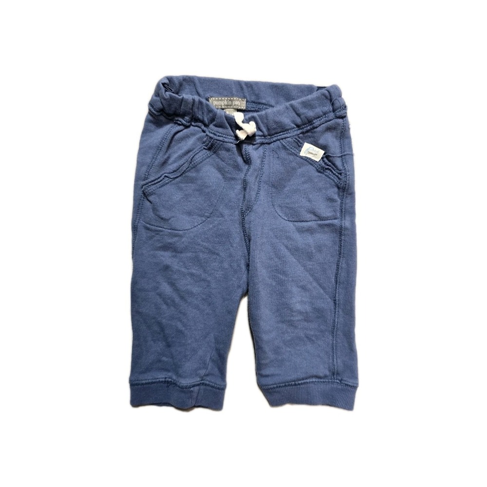 Pumpkin Patch Boys Pants 6-12 Months Blue Waist Adjustable
